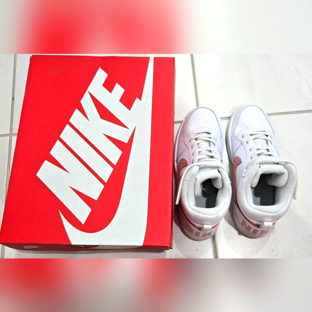 Nike Kids White Sneakers- girl size 1